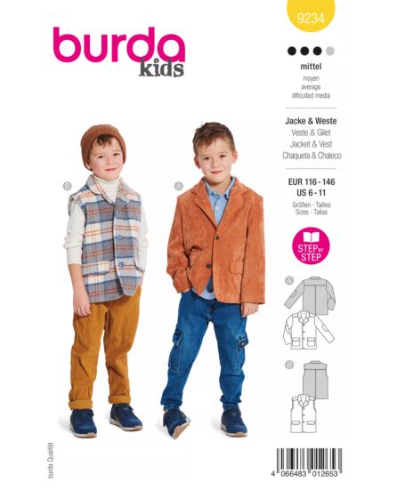 Veste & gilet n°9234 Automne/Hiver 2023