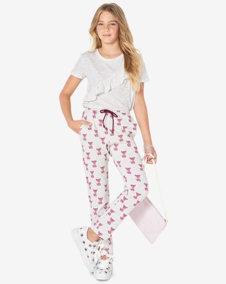 Pantalon à coulisse élastique pour enfant n°9324
