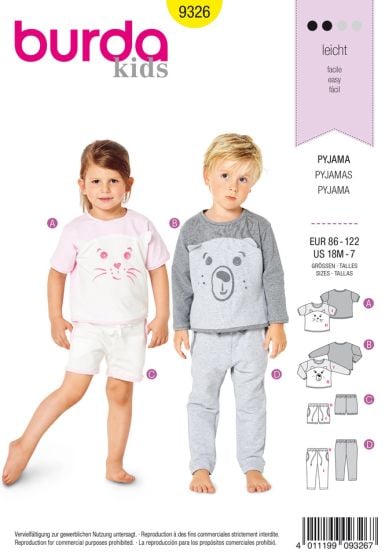Pyjama pour enfant n°9326