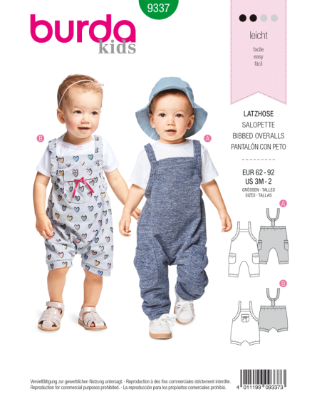 Salopette pour bébé n°9337