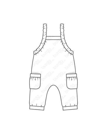 Salopette pour bébé n°9337