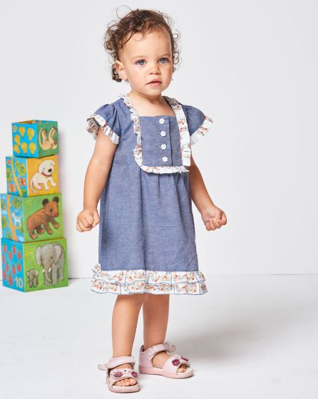 Robe et culotte pour bébé n°9339
