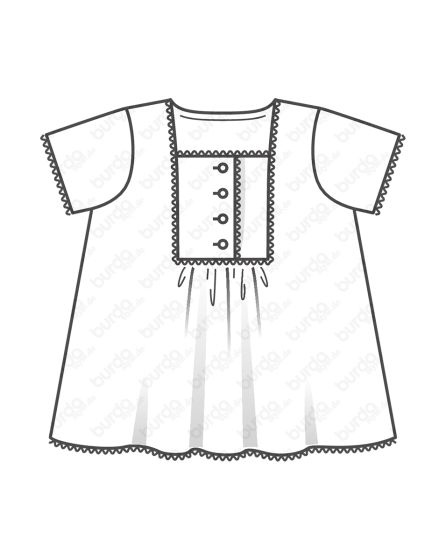 Robe et culotte pour bébé n°9339