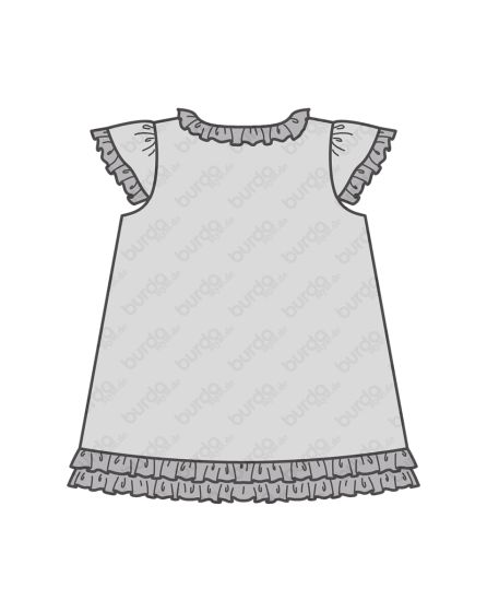 Robe et culotte pour bébé n°9339