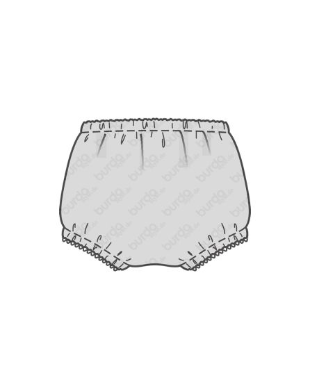Robe et culotte pour bébé n°9339