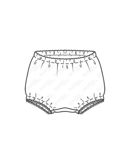 Robe et culotte pour bébé n°9339