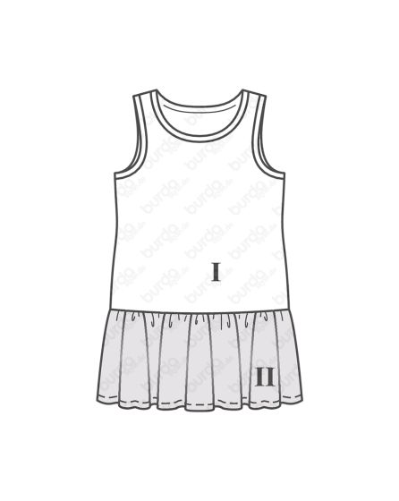 Robe à bretelles pour enfant n°9341