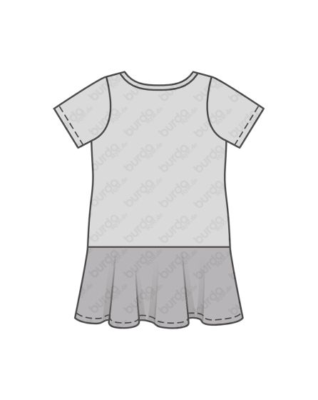 Robe à bretelles pour enfant n°9341