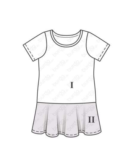 Robe à bretelles pour enfant n°9341