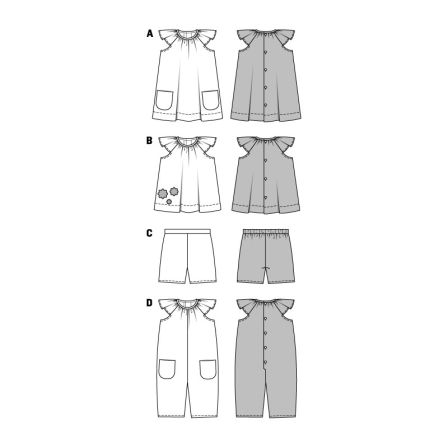 Vêtements petite fille n°9435