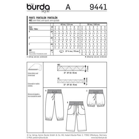 Pantalon & short n°9441
