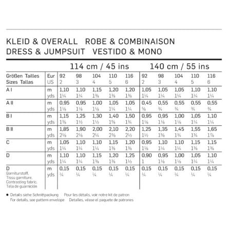 Robe & combinaison n°9460