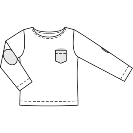 T-shirt en jersey n°144 | Burda Style 04/12