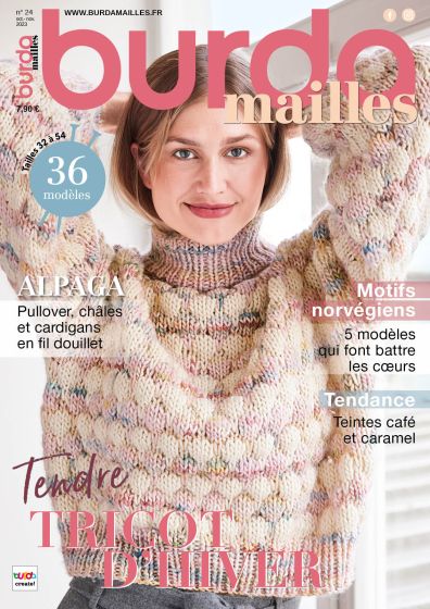 Burda Mailles n°24 | "Tendres tricot d'hiver"