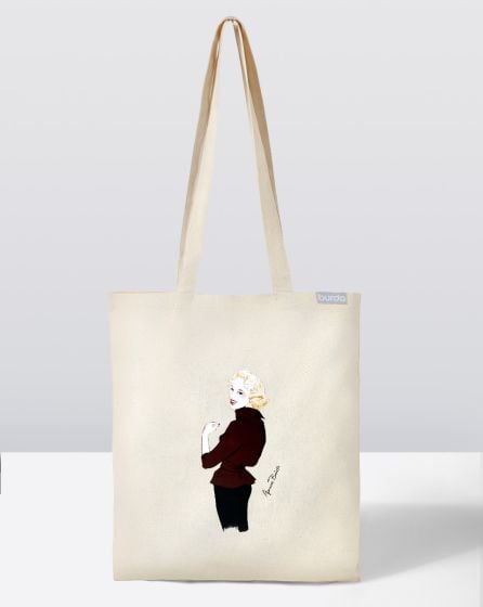 Tote bag en coton "Marilyn"