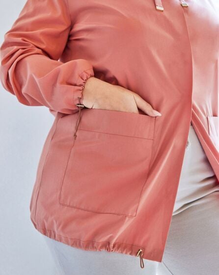 Veste en nylon n°414 | Burda Curvy 02/23