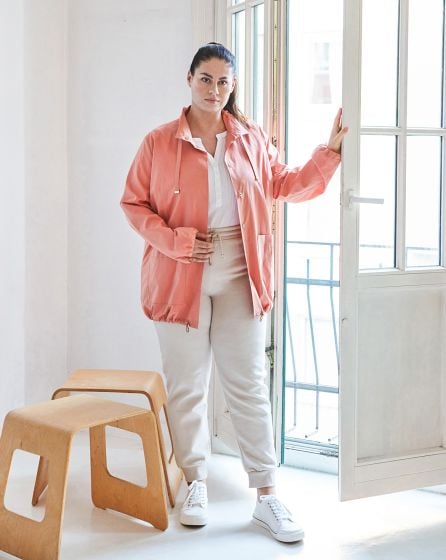 Veste en nylon n°414 | Burda Curvy 02/23