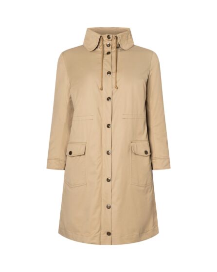 Parka avec veste intérieure en gabardine n°401 | Burda Curvy 04/23