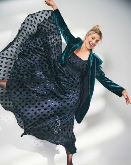Blazer en viscose n°413 | Burda Curvy 04/23