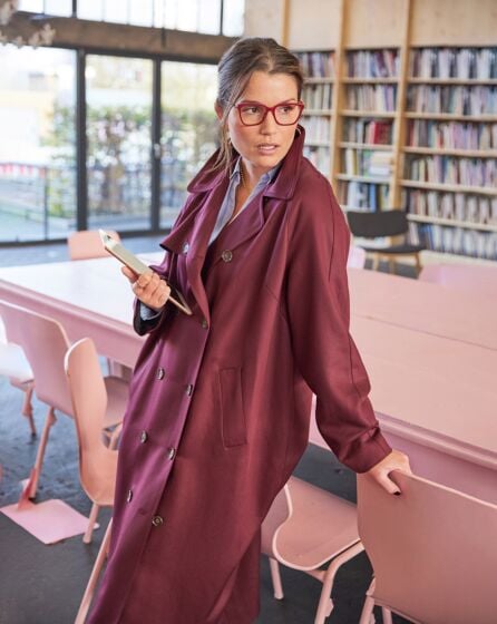 Manteau en twill n°406 | Burda Curvy 01/24