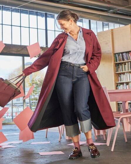 Manteau en twill n°406 | Burda Curvy 01/24