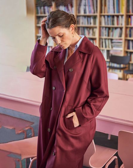 Manteau en twill n°406 | Burda Curvy 01/24
