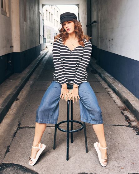 T-Shirt en jersey n°407 | Burda Curvy 02/24