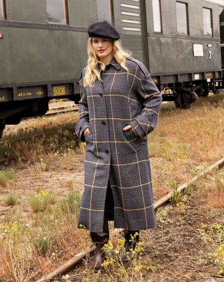 Manteau en polyester n°406 | Burda Curvy 03/24