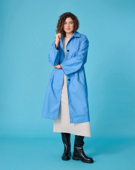 Manteau en polyester n°407 | Burda Curvy 03/24