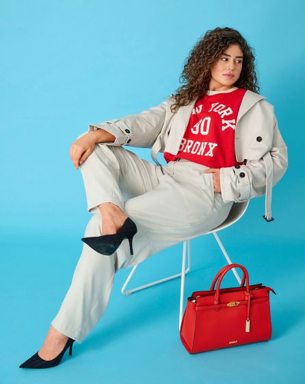 Pantalon en twill n°408 | Burda Curvy 03/24