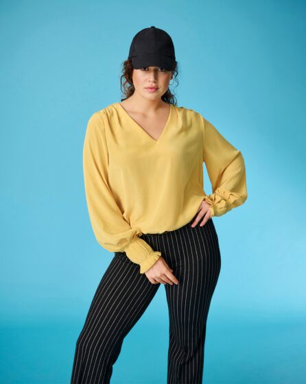 Blouse en coton n°410 | Burda Curvy 03/24