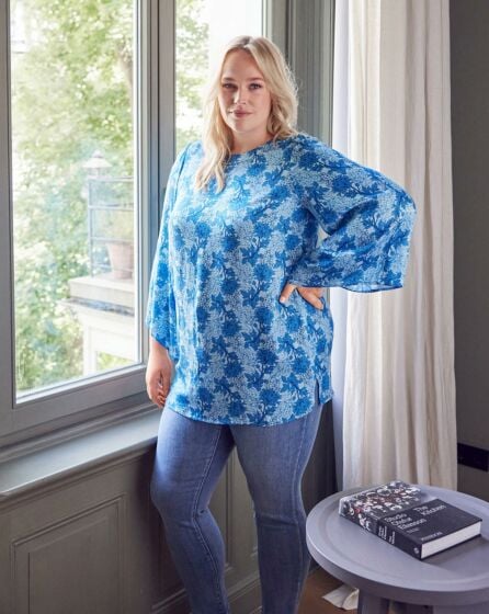 Tunique en satin de viscose n°404 | Burda Curvy 04/24