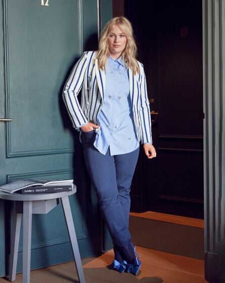 Pantalon en gabardine n°415 | Burda Curvy 04/24