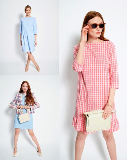 Robes en jacquard n° 3 | Burda Easy n°4 juillet-Août/2023