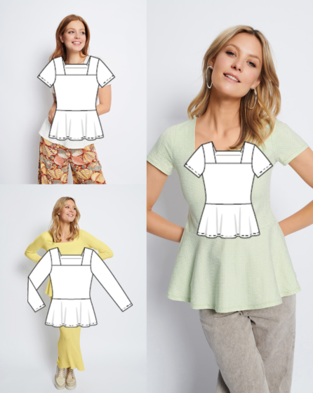 Top en jersey n° 1 | Burda Easy n°3 Mai/Juin/2022