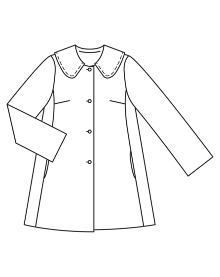 Manteau en satin n° 5 | Burda Easy n°5 Septembre/Octobre 2022
