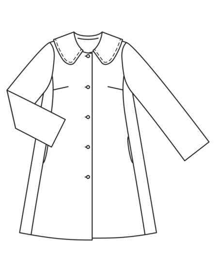 Manteau en satin n° 5 | Burda Easy n°5 Septembre/Octobre 2022