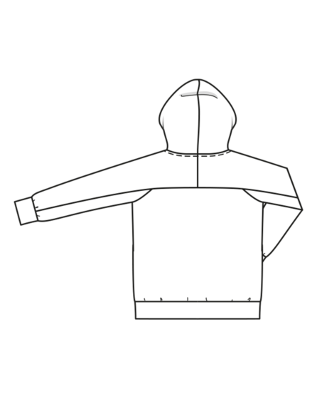 Sweatshirt en molleton n° 5 | Burda Easy n°2 Mar-Avr/2023