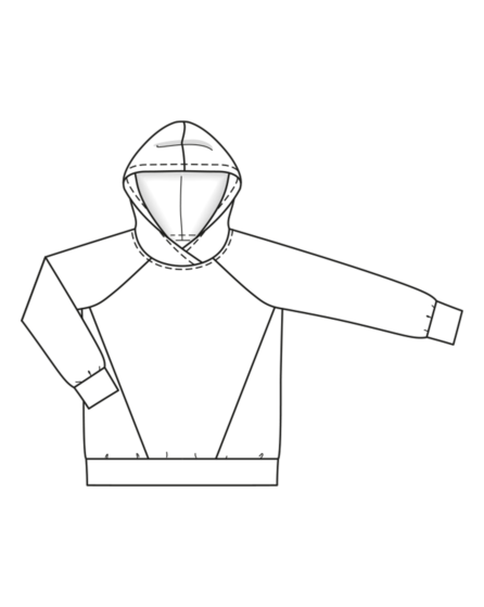Sweatshirt en molleton n° 5 | Burda Easy n°2 Mar-Avr/2023