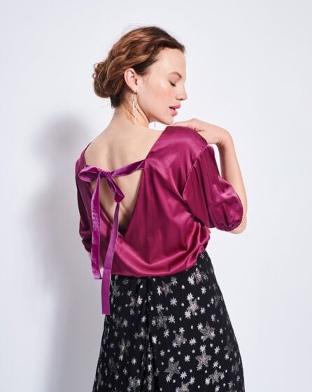 Chemisier en satin n° 4 | Burda Easy n°6 Nov-Dec/2023