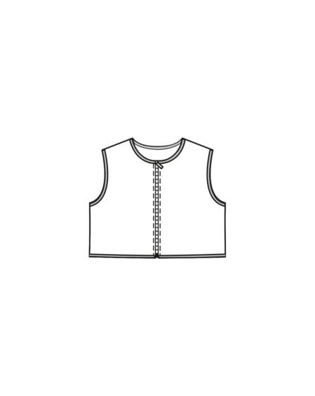 Gilet en peluche n° 2 | Burda Easy n°1  Jan-Fév/2024