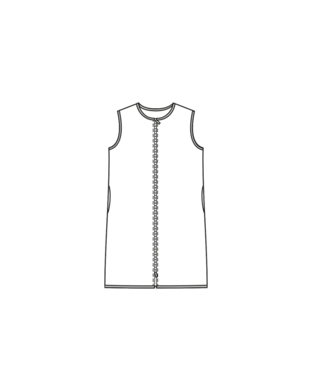Gilet en peluche n° 2 | Burda Easy n°1  Jan-Fév/2024