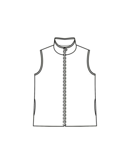 Gilet en peluche n° 2 | Burda Easy n°1  Jan-Fév/2024