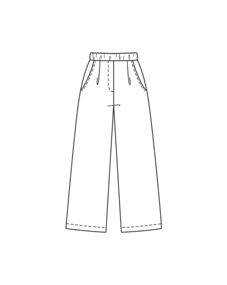 Pantalon/Short en viscose n° 3 | Burda Easy n°4 Juillet-Août/2024