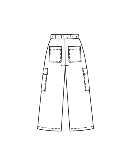 Pantalon/Short en viscose n° 3 | Burda Easy n°4 Juillet-Août/2024