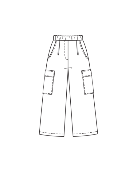 Pantalon/Short en viscose n° 3 | Burda Easy n°4 Juillet-Août/2024