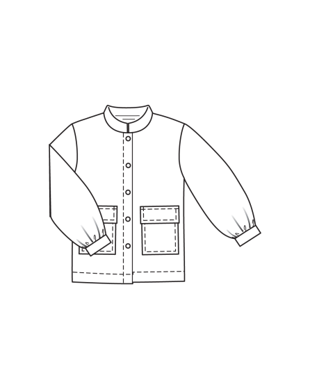 Veste en lainage n° 4 | Burda Easy n°4 Juillet-Août/2024