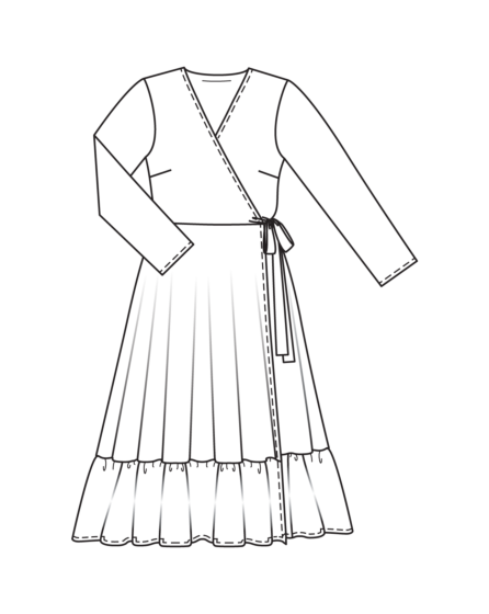 Robe en viscose n° 3 | Burda Easy n°1/2025
