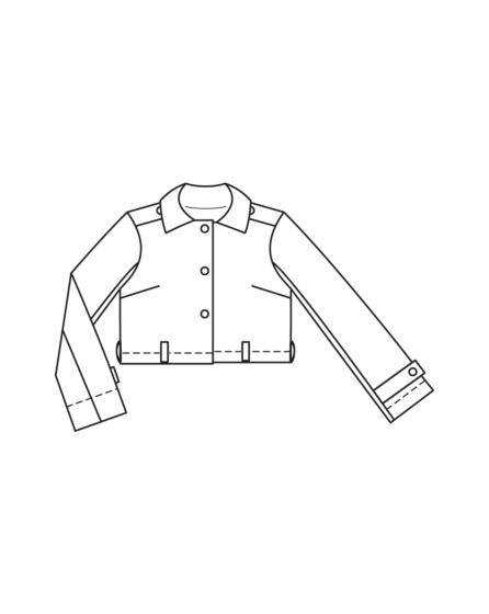 Trench-coat en twill n° 4 | Burda Easy n°1/2025