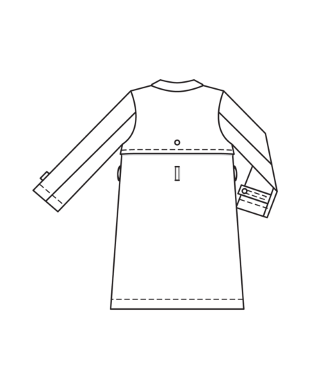 Trench-coat en twill n° 4 | Burda Easy n°1/2025